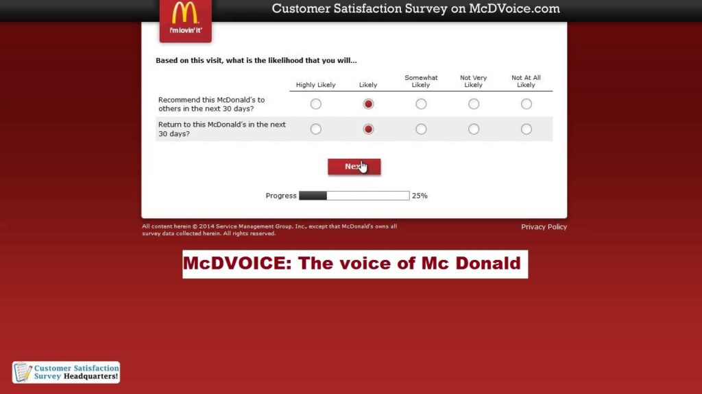 McDvoice process