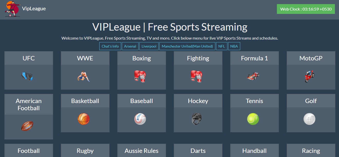 20 Best Sports Online Streaming websites like VIPLeague