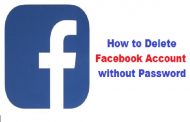 how to delete facebook account without password